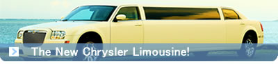 The new Chrysler limousine, check out our charters